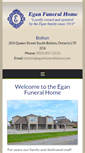 Mobile Screenshot of eganfuneralhome.com